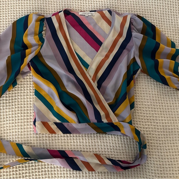 Great Jones wrap top, like new, size small - Picture 8 of 9